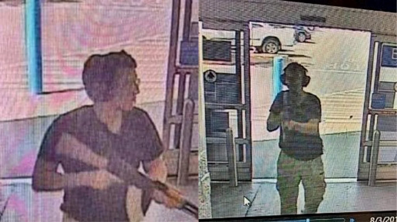 Suspectul a fost filmat când intra în Wallmart cu o puşcă
