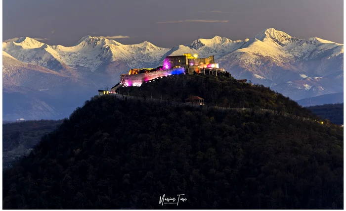 Cetatea Devei. Foto: Marius Turc. Facebook