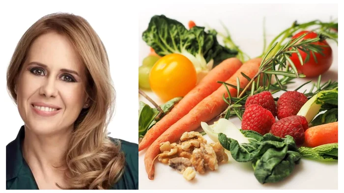 Mihaela Bilic, despre consumul fructelor și legumelor - Foto: colaj Click!