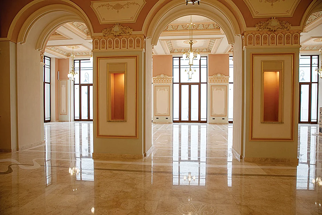 În interior vor fi  săli expoziționale. FOTO: MinisterulLucrarilorPublice