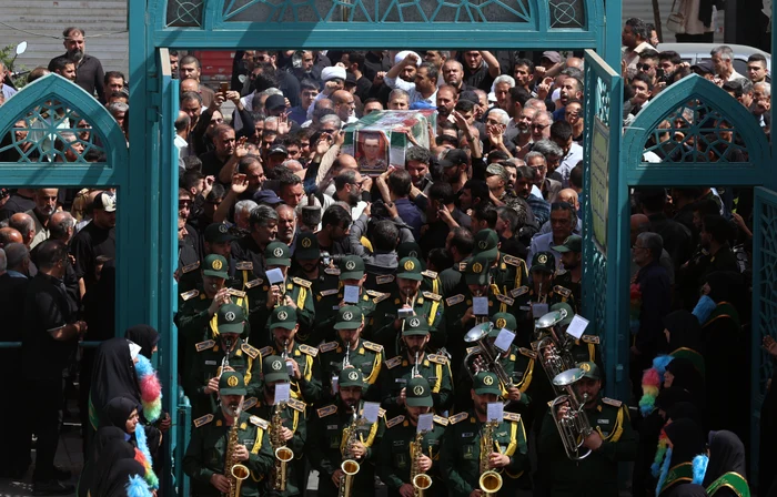 Funeraliile unui soldat iranian ucis în atacurile Israelului FOTO EPA-EFE