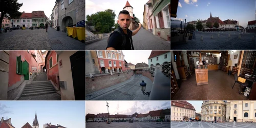 Imagini ale celor mai interesante obiective turistice din Sibiu Colaj capturi video You Tube jpg