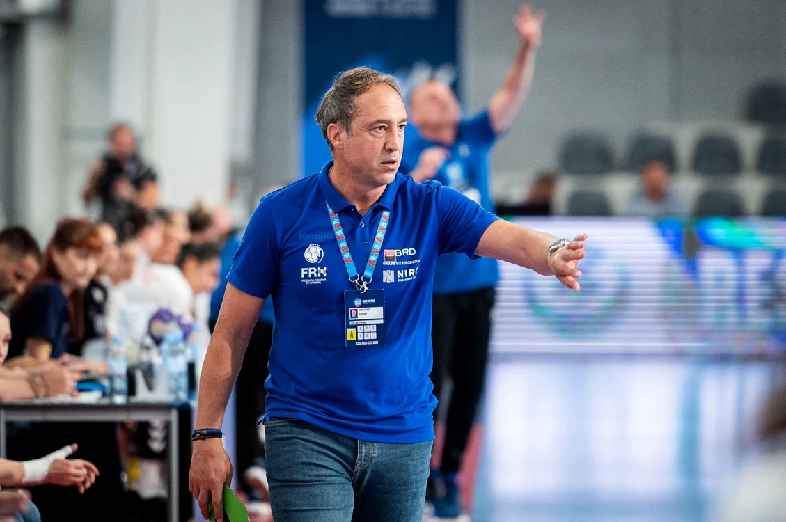 Ovidiu Mihăilă, selecționerul României la Handbal  Foto/FRH