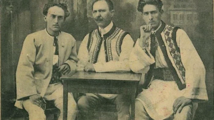 Ion Moța, Ion Zelea Codreanu și Corneliu Zelea Codreanu FOTO Adevărul