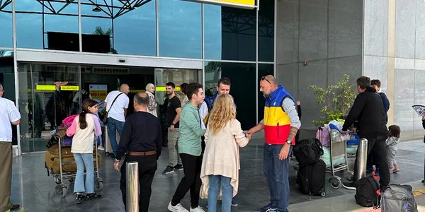 Români evacuați din Gaza, Cairo 11 nov 2023 Foto MAE6 jpg