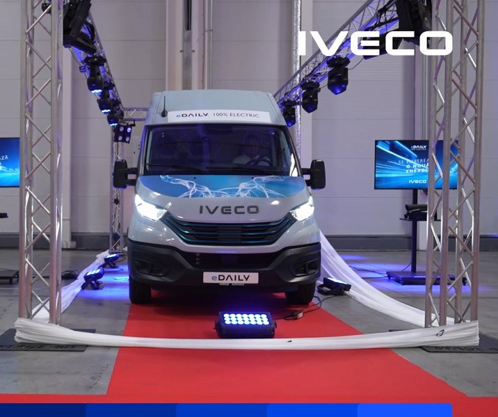 IVECO a lansat în România eDaily, platforma complet electrica pentru autoutilitare mici