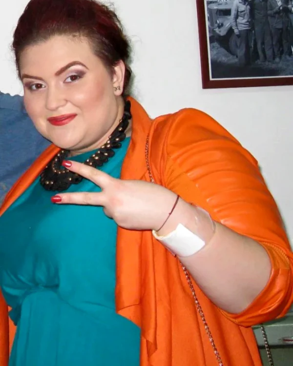 Oana Radu a început din adolescență să lupte de excesul de greutate / foto: arhiva personală