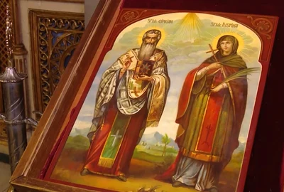 Sfinții Ciprian și Iustina Biserica Zlătari București Foto Daciana Stoica pentru Adevărul