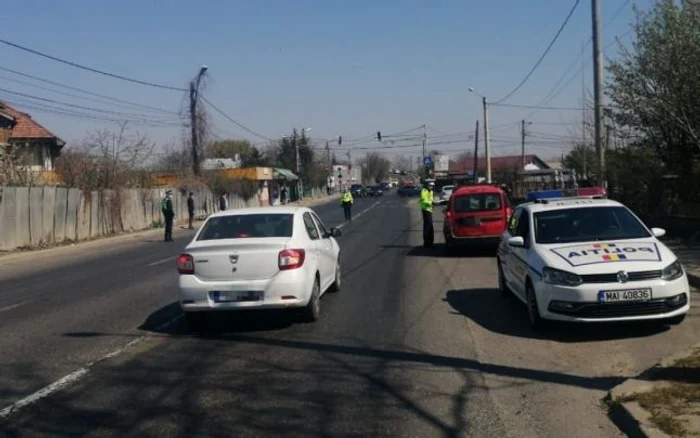 Bărbatul a fost prins la volan, deşi nu avea permis FOTO IPJ Ialomiţa