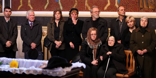 Trupul neînsuflețit al lui Glebus Sainciuc a fost depus la Biserica Sfânta Teodora de la Sihla