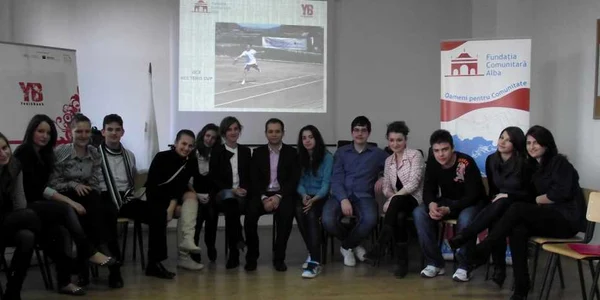 Elevi prezenţi la eveniment