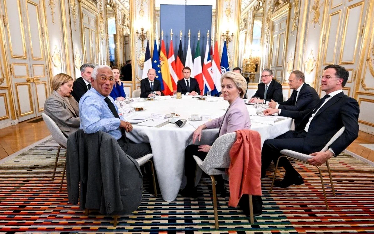 La summitul de luni au fost prezenți doar o parte din liderii Europei FOTO: Profimedia