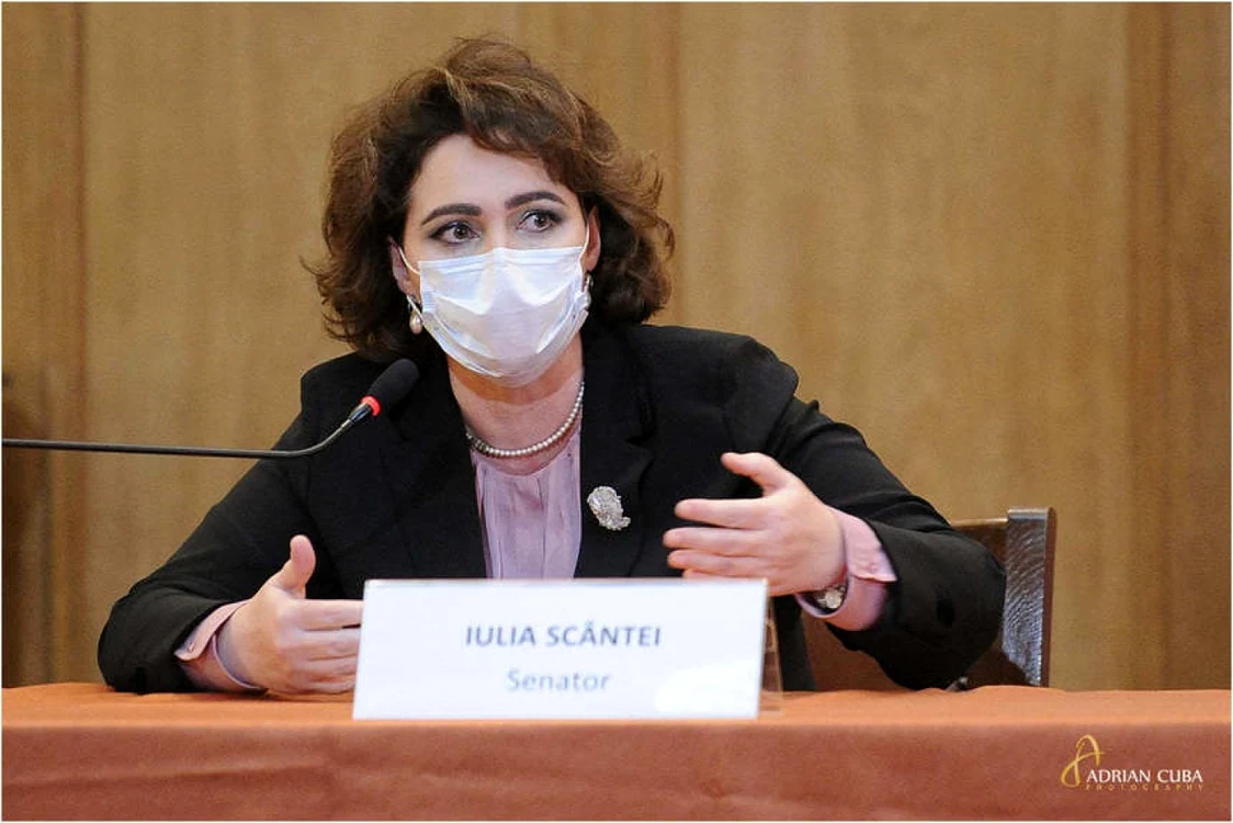 Iulia Scântei, preşedinta Comisiei juridice a Senatului. FOTO: Facebook Iulia Scântei
