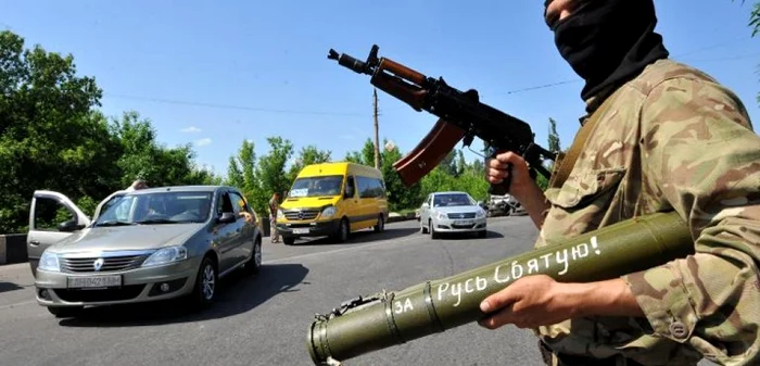 Separatiştilor ruşi nu le lipsesc sistemele de rachete FOTO AFP