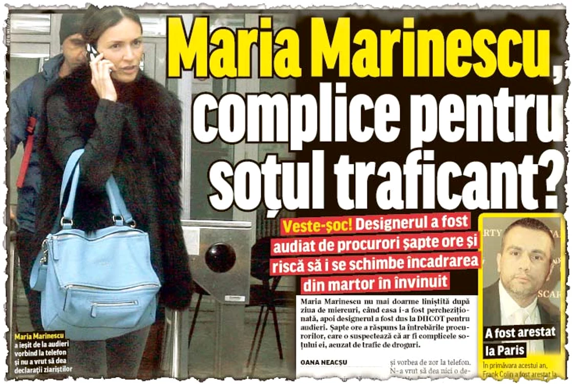 Maria Marinescu (33 de ani) şi Frank Colin (40 de ani) s-au căsătorit în 2009 şi au împreună un băieţel (Foto: click!)