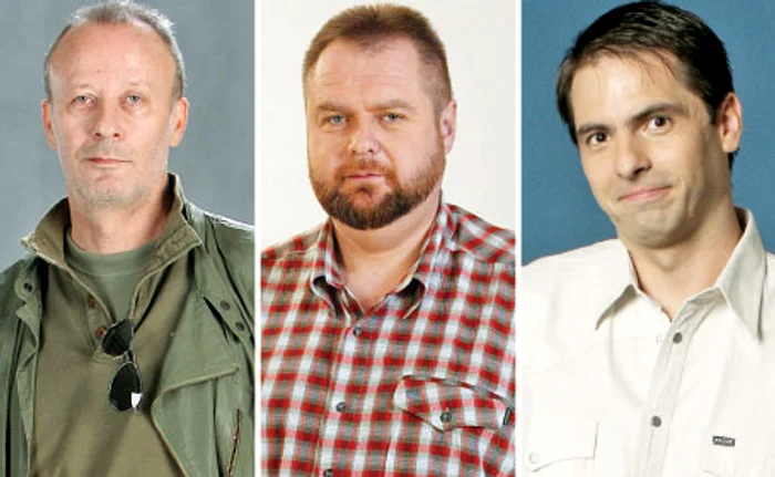 De la stânga la dreapta: Andrei Gheorghe, Cristian Tabără şi Dan Negru