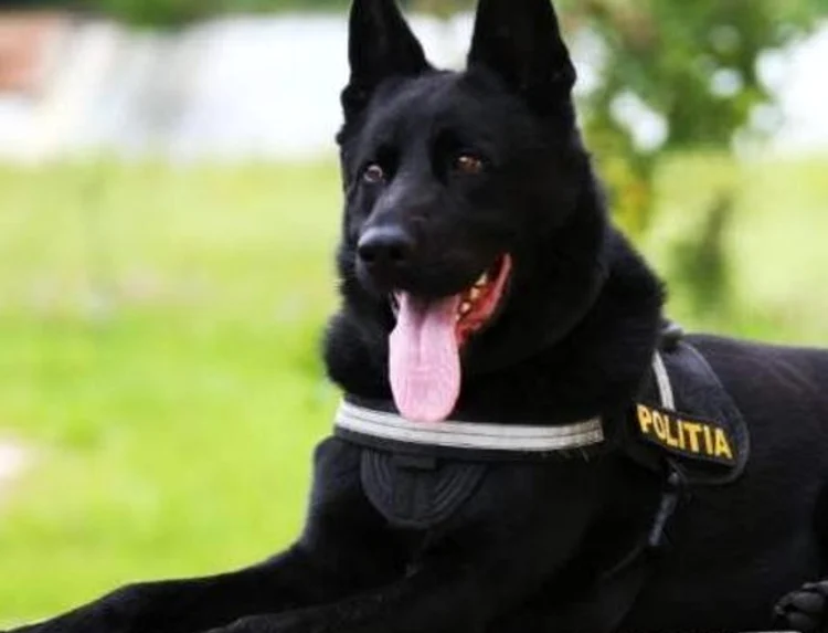 Șuier, celebrul câine polițist, a ieșit la pensie / foto: arhiva Click!