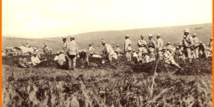 Soldati români în al doilea război balcanic FOTO MuzeulVirtual.ro