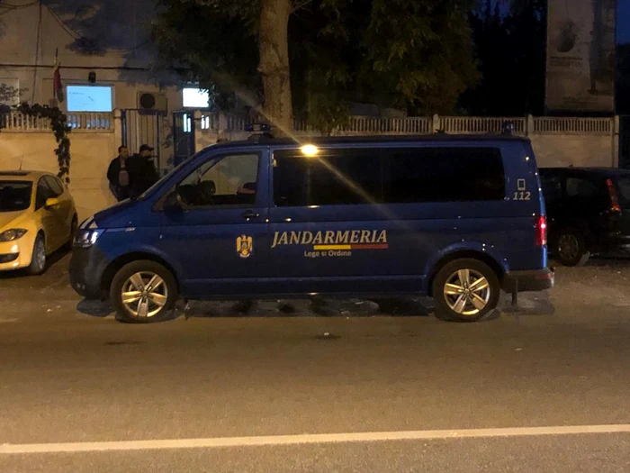 Jandarmii au intervenit la fața locului FOTO: Jandarmeria Galați