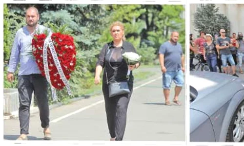 Minodora i a adus  flori şi o coroană în  formă de inimioară; Daniela Györfi a venit  să şi ia rămas bun  de la Denisa; Zeci de fani au  venit cu flori la  cimitirul Bellu jpeg