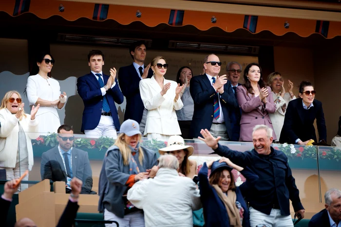 Charlene și Albert la finala de tenis Rolex Masters 3 jpg