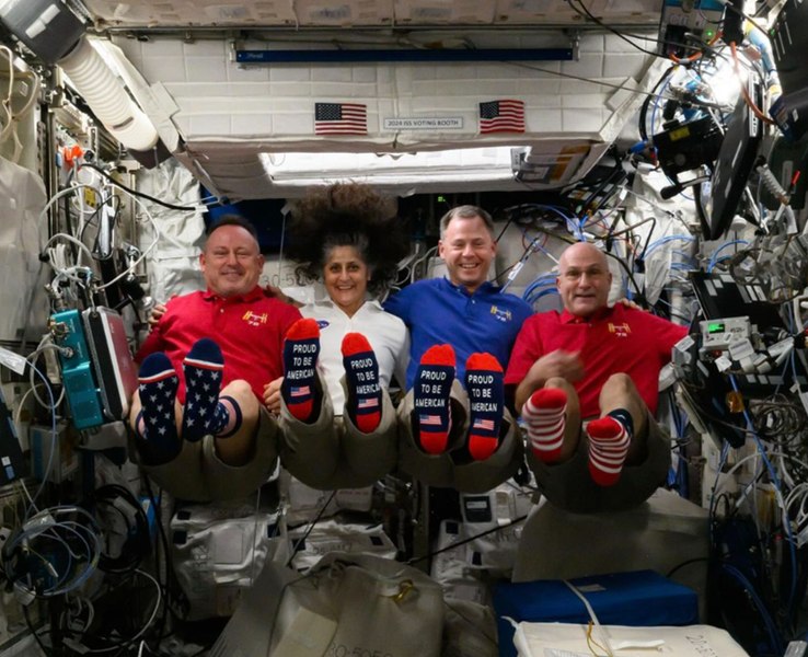 Astronauţii americani de pe Stația Spațială Internațională au votat anticipat în spaţiu