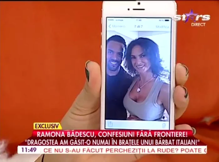 Telefonul Ramonei Bădescu în care apar fotografiile cu Craig David