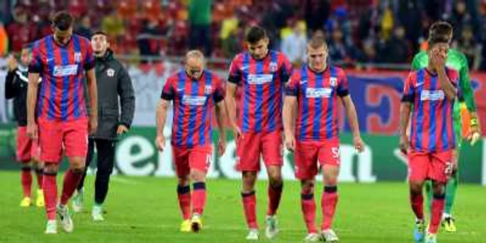Steliştii vor încheia grupa E a Ligii Campionilor pe ultimul loc. FOTO: Răzvan Păsărică