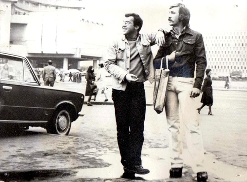Jan Willem Bos împreună cu Doru. FOTO Arhivă personală