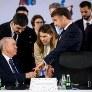 Macron și Erdogan FOTO Reuters
