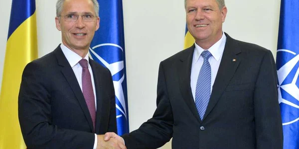 Jens Stoltenberg si Klaus Iohannis FOTO Mediafax 