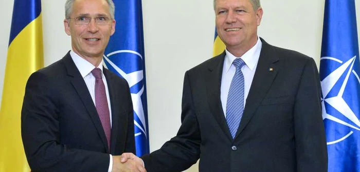 Preşedintele Klaus Iohannis îl primeşte pe Jens Stoltenber la Palatul Cotroceni FOTO Mediafax