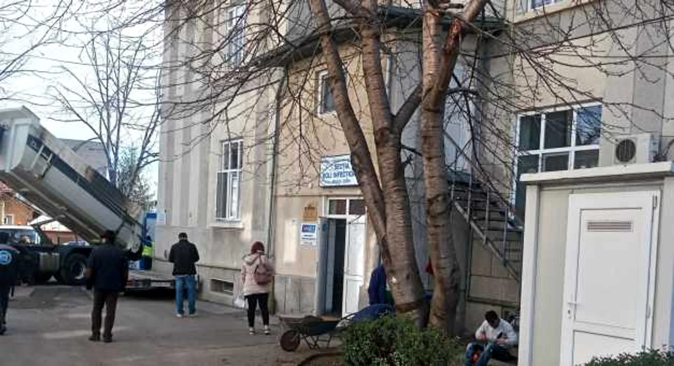La secţia de Boli Infecţioase mai este deschis doar un cabinet pentru consultaţii FOTO: Denis Grigorescu