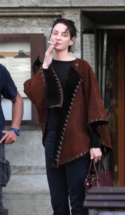 Uma Thurman in Barcelona jpeg