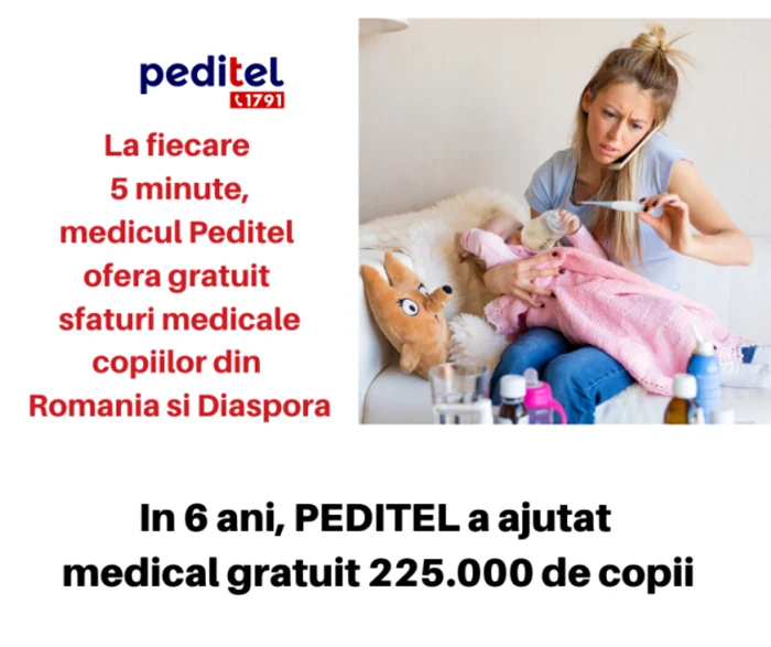 În 6 ani, Peditel a ajutat gratuit 225.000 de copii