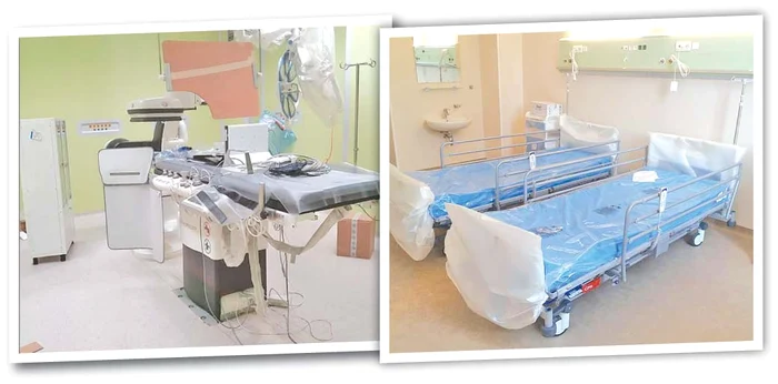 Aparatura şi mobilierul din  sălile de operaţii şi saloane  sunt de ultimă generaţie