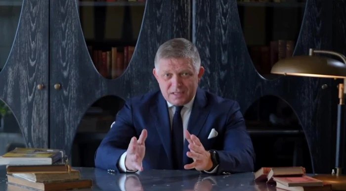 Robert Fico critică întreruperea tranzitului gazelor ruseşti către Europa. Foto captură video