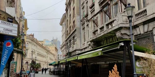 Centrul Vechi pustiu Bucureşti noiembrie 2020 FOTO Adrian Pogîngeanu