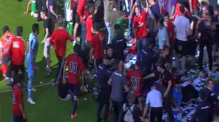 
    Răniţii au primit îngrijiri pe teren (foto:marca.com)  