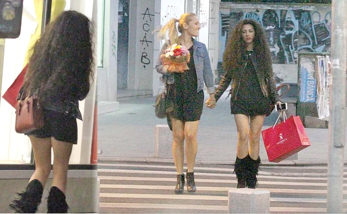 Iat-o pe Doiniţa,  pe calea Victoriei,  şi din faţă,  şi din spate