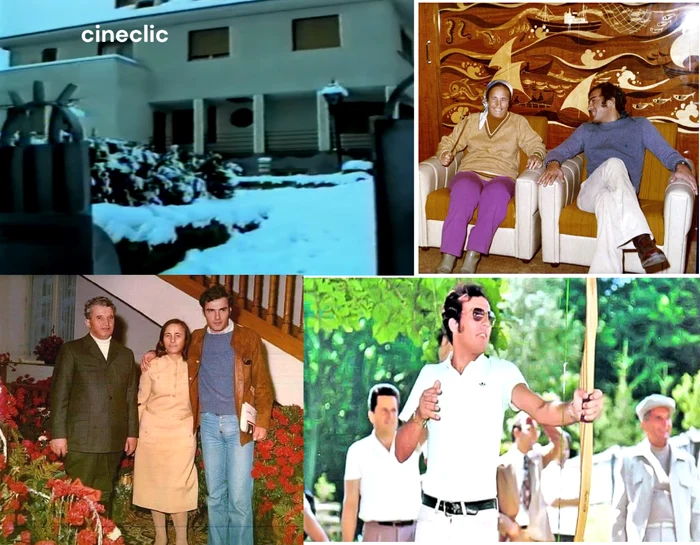 Vila din Sibiu a lui Nicu Ceaușescu și imagini cu el și familia Foto Cineclic și Vladimir Tismăneanu