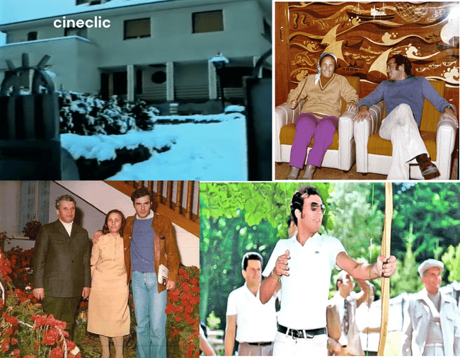 Vila din Sibiu a lui Nicu Ceaușescu și imagini cu el și familia Foto Cineclic și Vladimir Tismăneanu