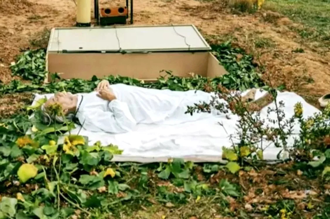 Victor Amela a vrut să vadă cum e să fii mort FOTO Jam Press