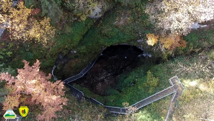 Peștera Scărișoara. Foto: Parcul Natural Apuseni. 