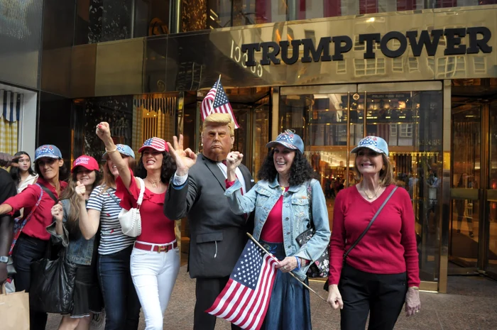 Susținătoare ale lui Donald Trump în New York FOTO PROFIEMDIA