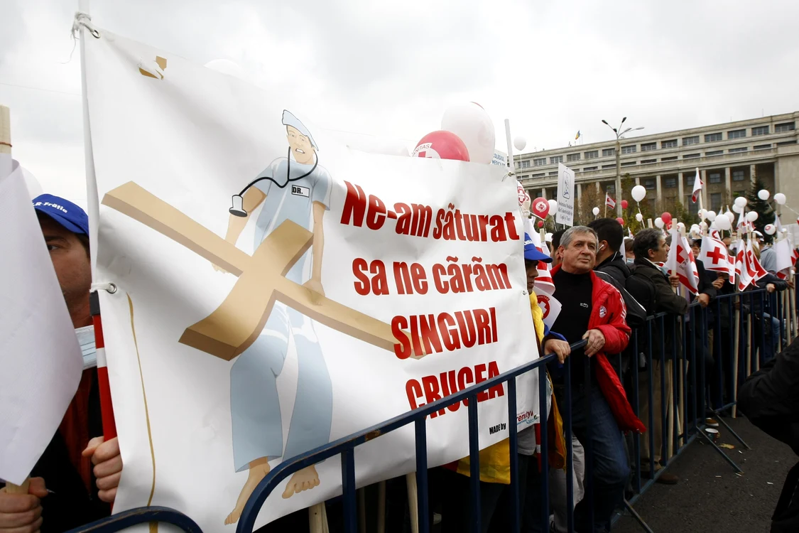 protest, medici, bucuresti