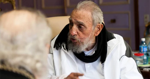 Patriarhul Kiril al Rusiei in vizita la Fidel Castro FOTO Alex Castro via Juventud Rebelde
