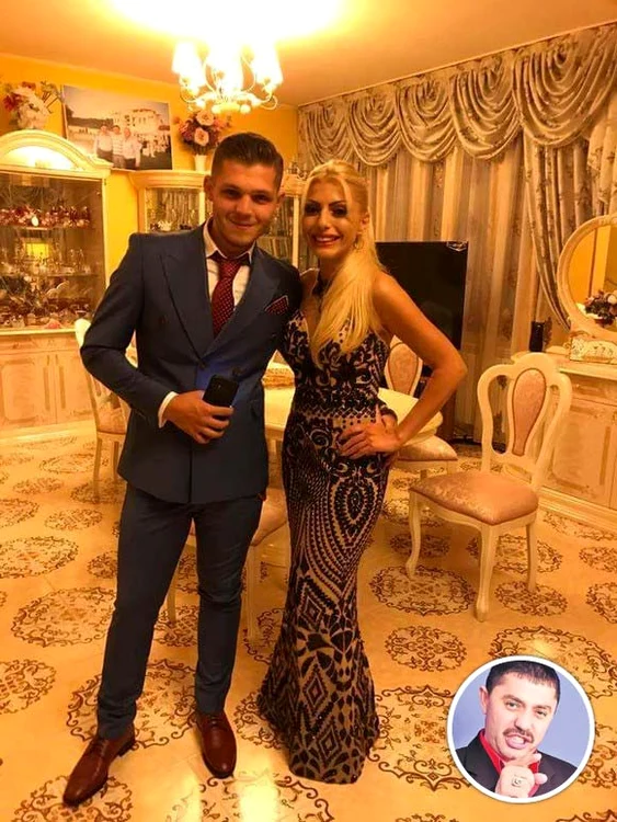 Nepotul lui Nicolae Guţă, Gabriel, alături de mama lui, Nicoleta Guţă