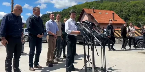 Nicușor Dan la Praid FOTO captură video 