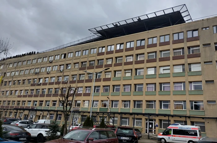 Profesoara a fost internată la Spitalul Județean de Urgență Bistrița Foto: SJU Bistrița/Facebook